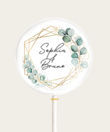 Motivlolli "Hochzeit Eukalyptus"