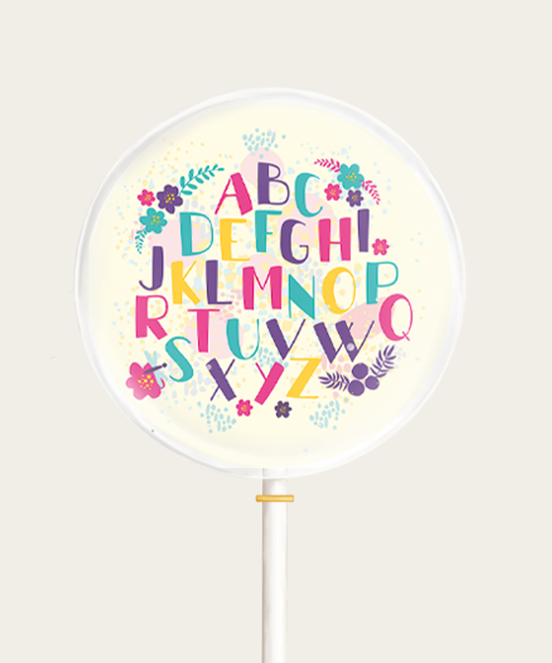 Motivlolli "Alphabet"