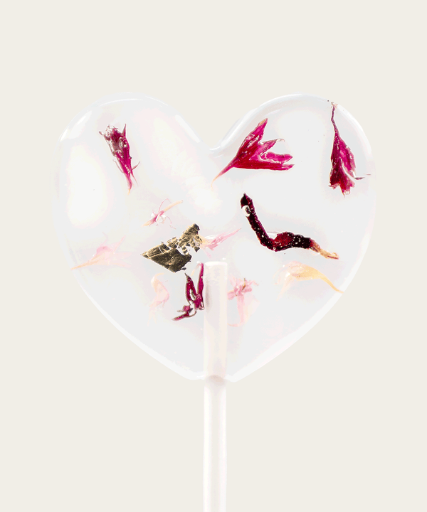 Blütenlolli Herz "Hibiscus Kiss"