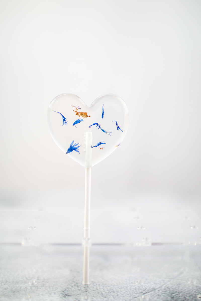 Blütenlolli Herz "Azure Heart"