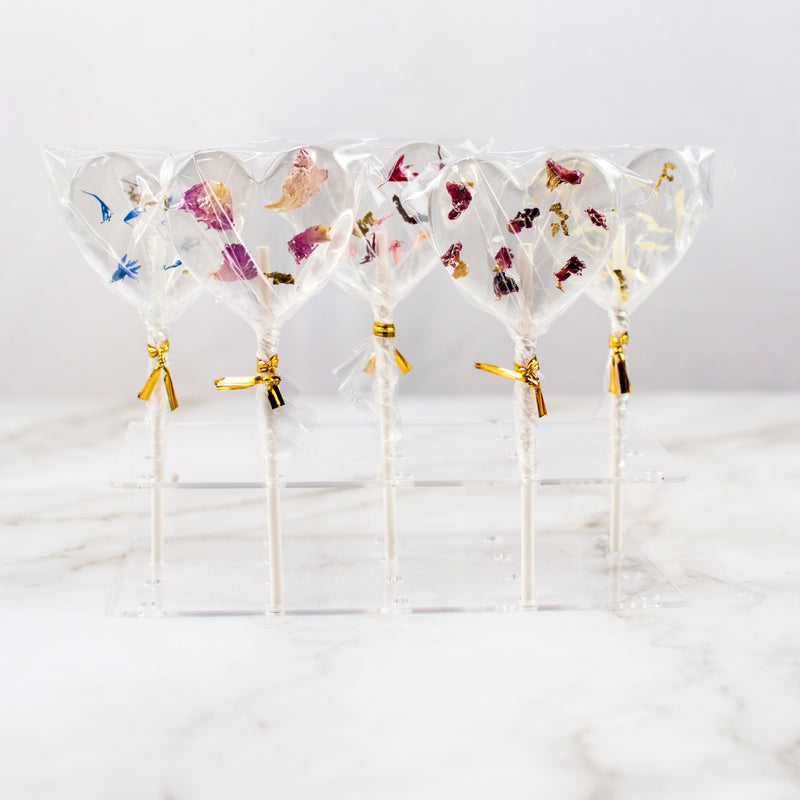 Blütenlolli Herz "Azure Heart"