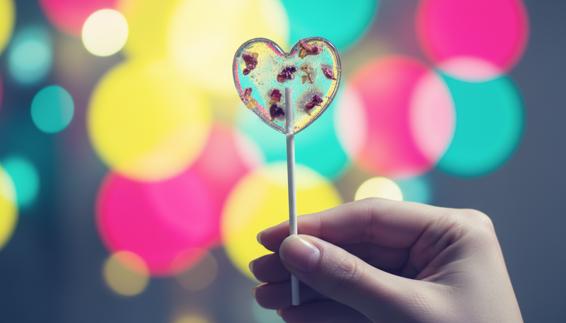 Blütenlolli Herz "Bloom Amour"