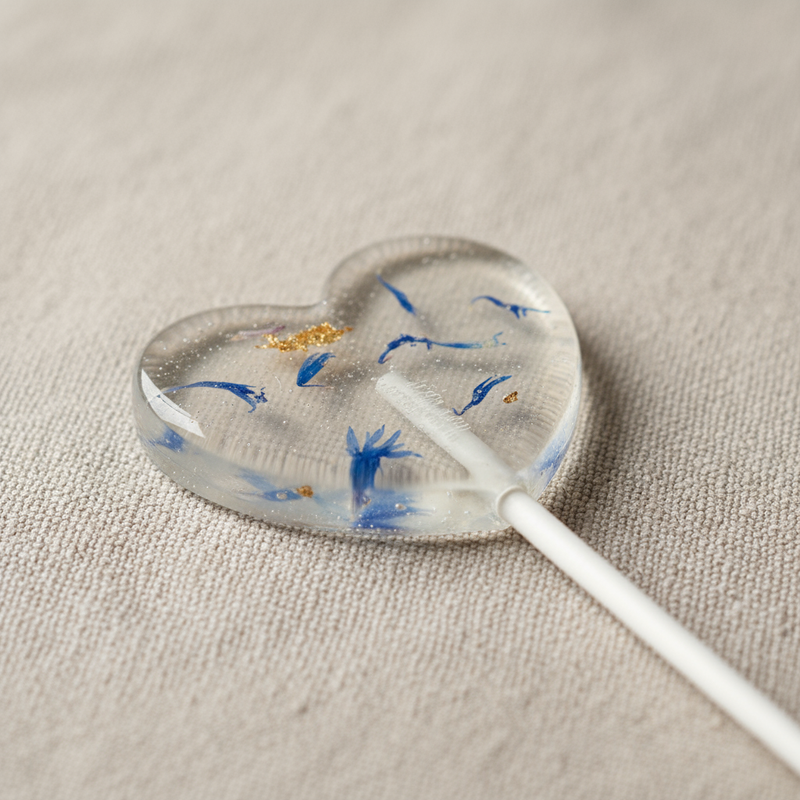 Blütenlolli Herz "Azure Heart"