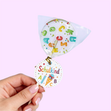 ABC Lolli mit bunten Nonpareilles