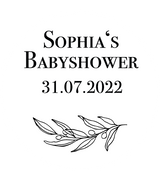 Anhänger Baby Shower